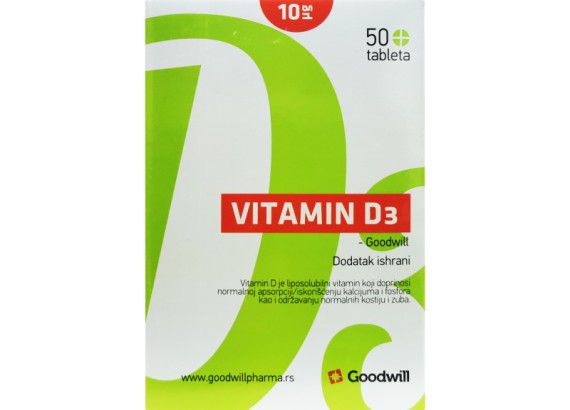 Goodwill Vitamin D3  50 tableta