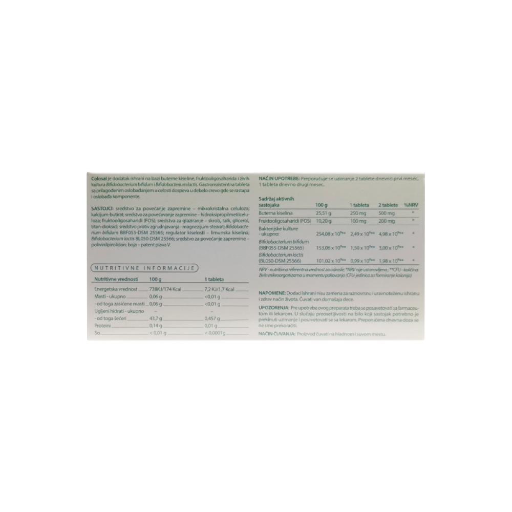 Colosal 30 gastrorezistentnih tableta | Markfarm apoteka