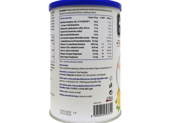 Geladrink Forte prašak 420 g (30 dnevnih doza)
