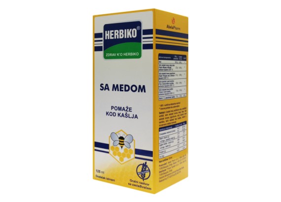 Herbiko® sirup sa medom 125 ml