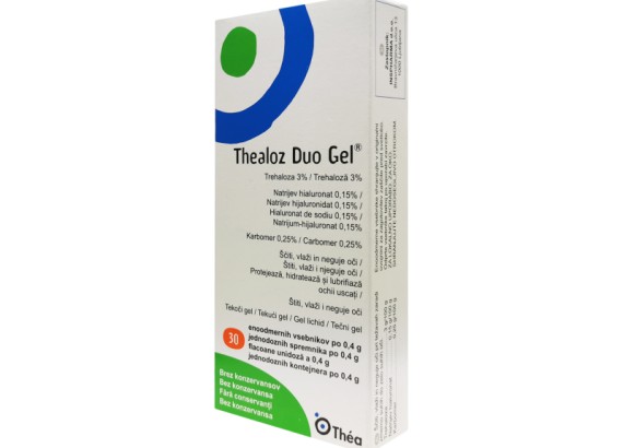 Thealoz duo gel® 30 jednodoznih kontejnera po 0,4 g