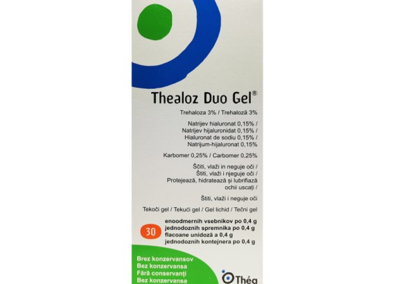 Thealoz duo gel® 30 jednodoznih kontejnera po 0,4 g