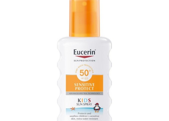 Eucerin Sun sprej za zaštitu osetljive dečje kože od sunca SPF 50+ 200 ml
