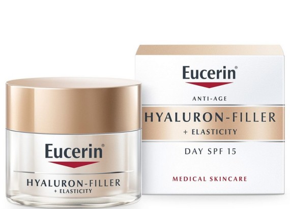 Eucerin Hyaluron-Filler + Elasticity Dnevna krema SPF15  50 ml