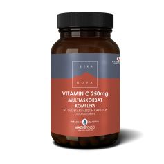 TerraNova Vitamin C 250 mg multiaskorbat kompleks 50 vege-kapsula