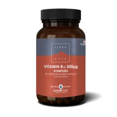Terra Nova Vitamin B12 500 mcg kompleks 50 vege-kapsula