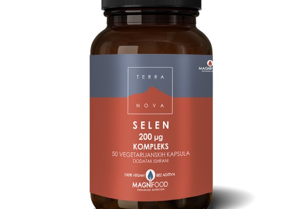 Terra Nova Selen 200 mcg kompleks 50 vege-kapsula