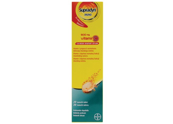 Supradyn® Imuno C 500 mg 20 šumećih tableta