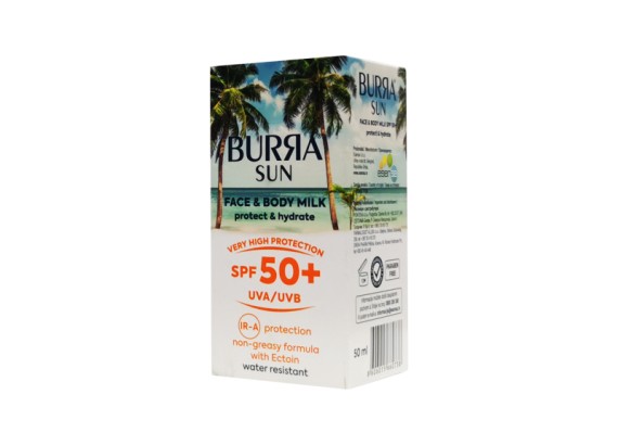 Burra® Sun Face & Body mleko SPF50+ 50 ml