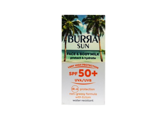 Burra® Sun Face & Body mleko SPF50+ 50 ml