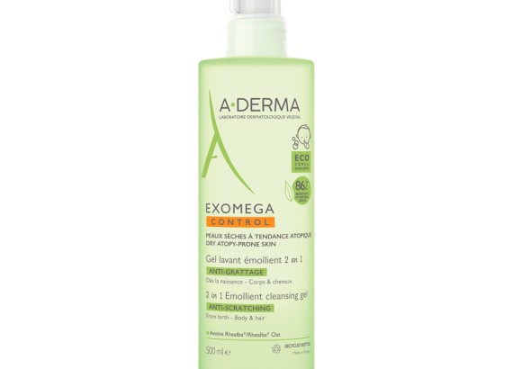 A-Derma Exomega Control penušavi gel za pranje 2u1 500 ml
