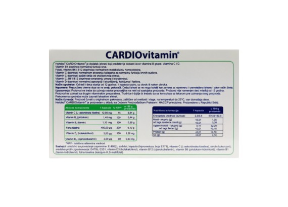 CARDIOvitamin®  30 kapsula