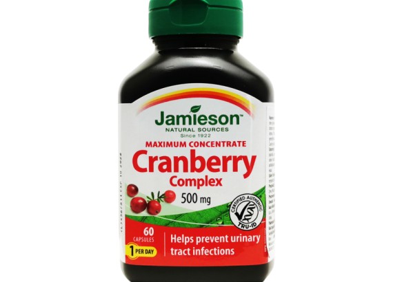 Jamieson Cranberry Complex 500 mg  60 capsules