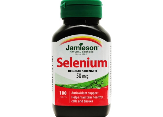 Jamieson Selenium 50 mcg  100 tablets