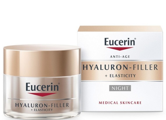 Eucerin Hyaluron-Filler + Elasticity Noćna krema 50 ml