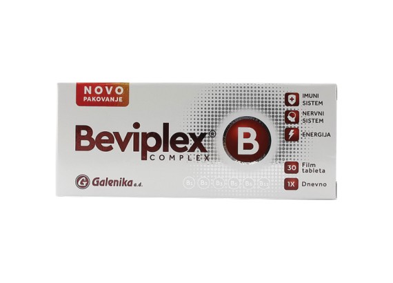 Beviplex B complex 30 film tableta