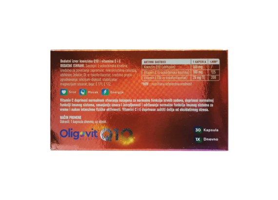 Oligovit® Q10 + vitamin E, vitamin C 30 kapsula