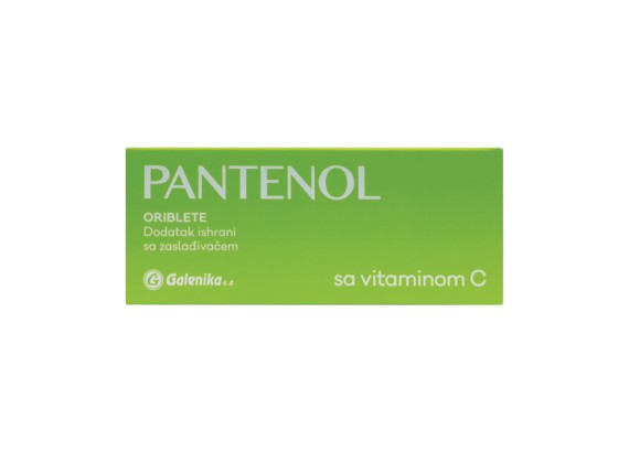 Pantenol sa vitaminom C 20 oribleta 