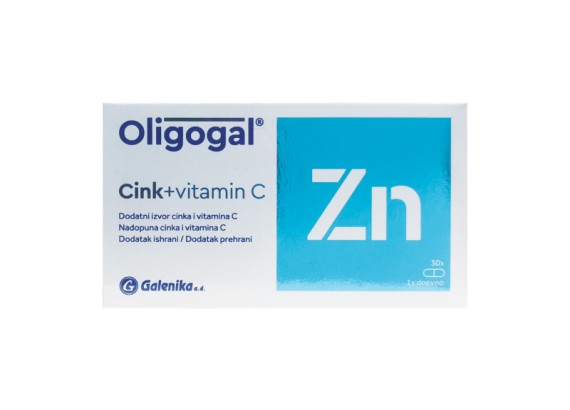 Oligogal® Zn + vitamin C 30 kapsula