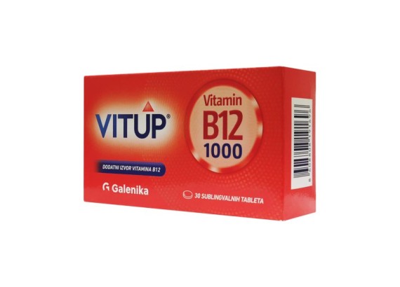 VITUP® Vitamin B12 1000  30 sublingvalnih tableta