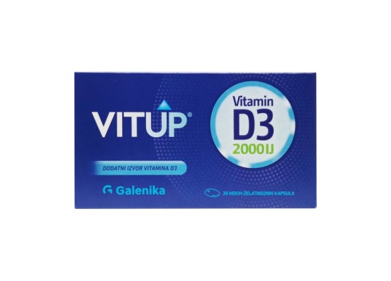 VITUP® Vitamin D3 2000 IJ 30 mekih želatinoznih kapsula