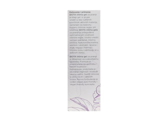 BIOTA Intima Gel za intimnu negu  100 ml