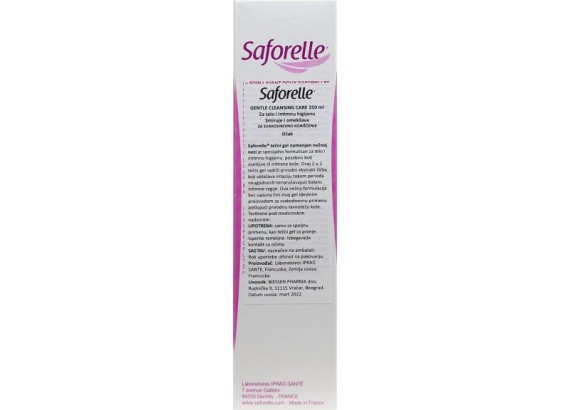 Saforelle gentle cleansing care 250 ml