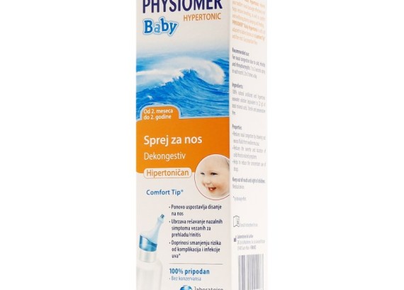 Physiomer Baby Hypertonic sprej 60 ml 