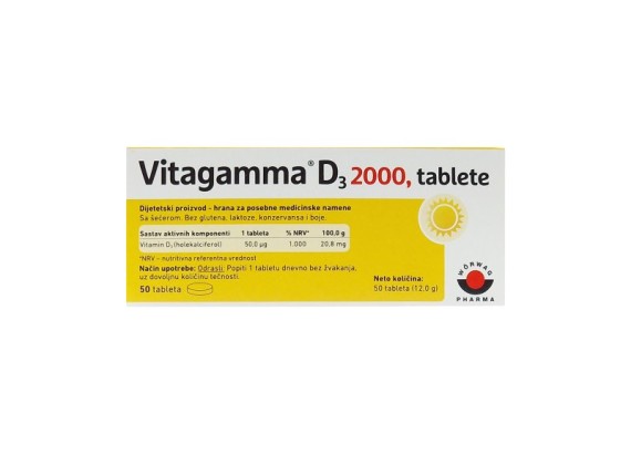 Vitagamma® D3 2000 50 tableta