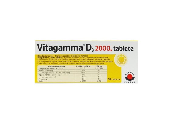 Vitagamma® D3 2000 50 tableta