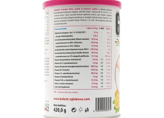 Geladrink Artrodiet prašak 390 g