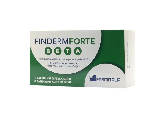 Finderm Forte Beta 10 vaginalnih kapsula