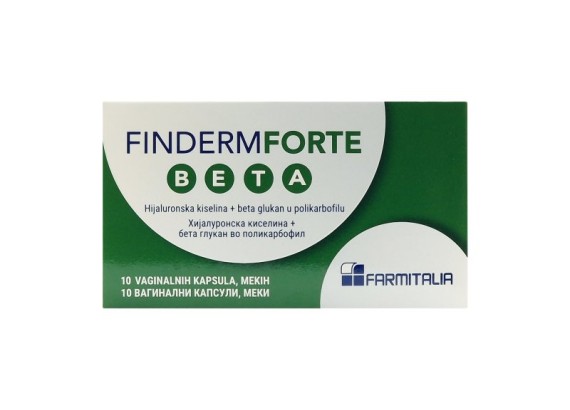 Finderm Forte Beta 10 vaginalnih kapsula