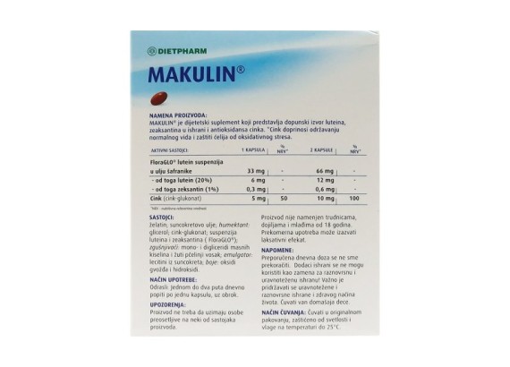 Dietpharm Makulin® 30 kapsula