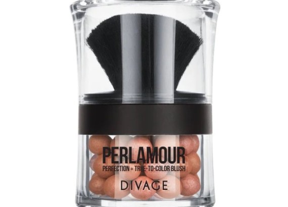 DIVAGE Perlamour Blusher Pearls BROWN ROSE 16 g