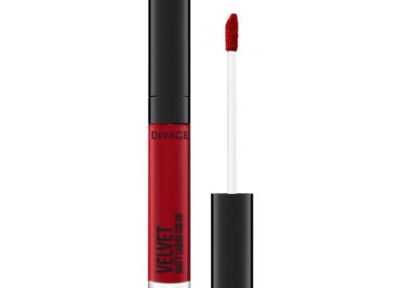 DIVAGE Velvet Matt tečni ruž za usne PURE RED 5 ml