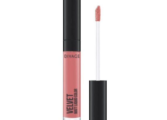 DIVAGE Velvet Matt tečni ruž za usne ROSE NUDE 5 ml