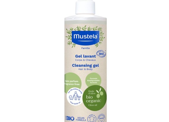 Mustela BioOrganic Gel za kupanje 400 ml