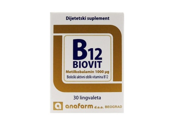 BIOVIT B12 30 lingvaleta