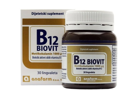 BIOVIT B12 30 lingvaleta