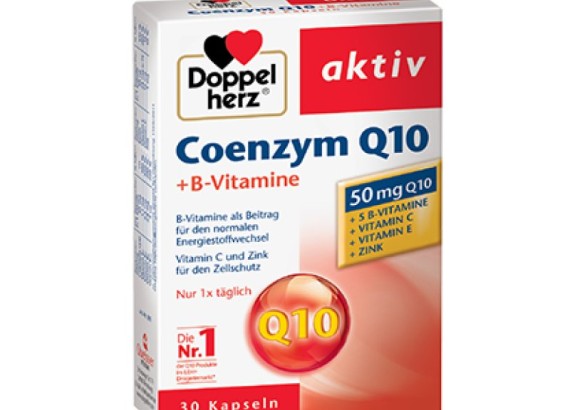DOPPEL HERZ Aktiv Coenzym Q 10 + B-Vitamin 30 kapsula