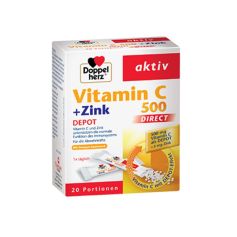 DOPPEL HERZ Vitamin C + Cink direct kesice