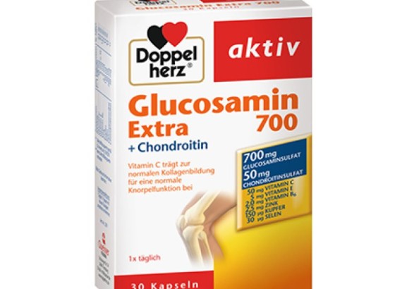 DOPPEL HERZ Aktiv GLukosamin Extra 700 + Chondroitin 30 kapsula