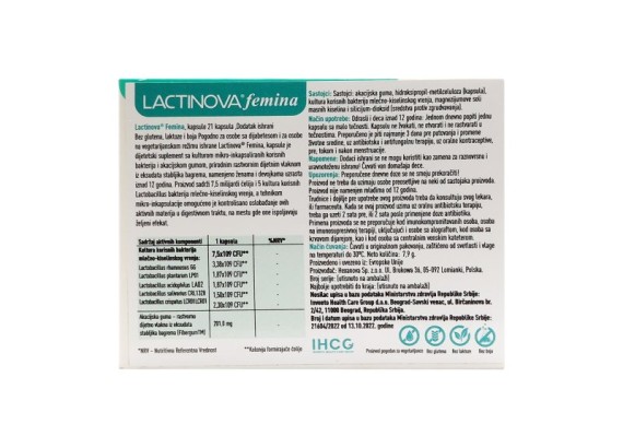 Lactinova Femina 21 kapsula