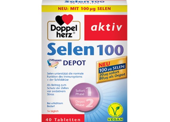 DOPPEL HERZ Selen 100, 45 tableta