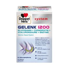 DOPPEL HERZ Glukosamin 1200 DUO 30 tableta + 30 kapsula