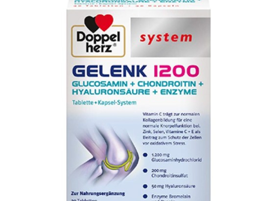 DOPPEL HERZ Glukosamin 1200 DUO 30 tableta + 30 kapsula