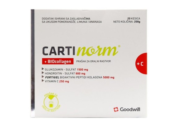 Goodwill Cartinorm + BIOcollagen prašak za oralni rastvor, 20 kesica