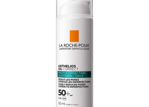 LRP ANTHELIOS Oil Correct SPF50+ Gel-krema za zaštitu od sunca i za fotokorekciju 50 ml