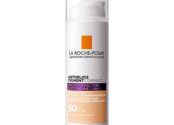 LRP ANTHELIOS Pigment Correct SPF50+ tonirana krema za zaštitu od sunca i za fotokorekciju, LIGHT 50 ml